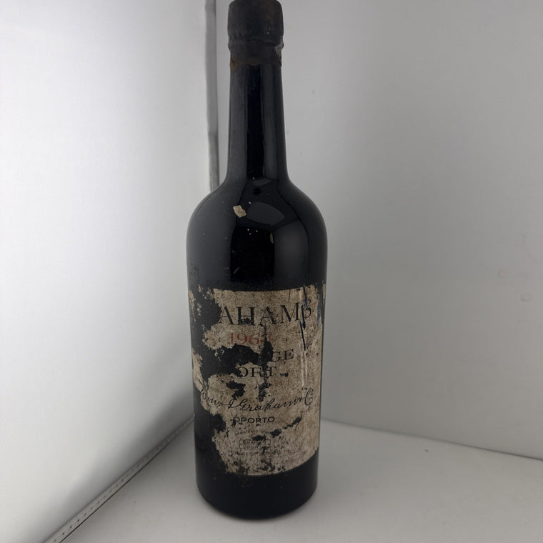 Grahams 1963 Vintage Port 75cl Damaged Label