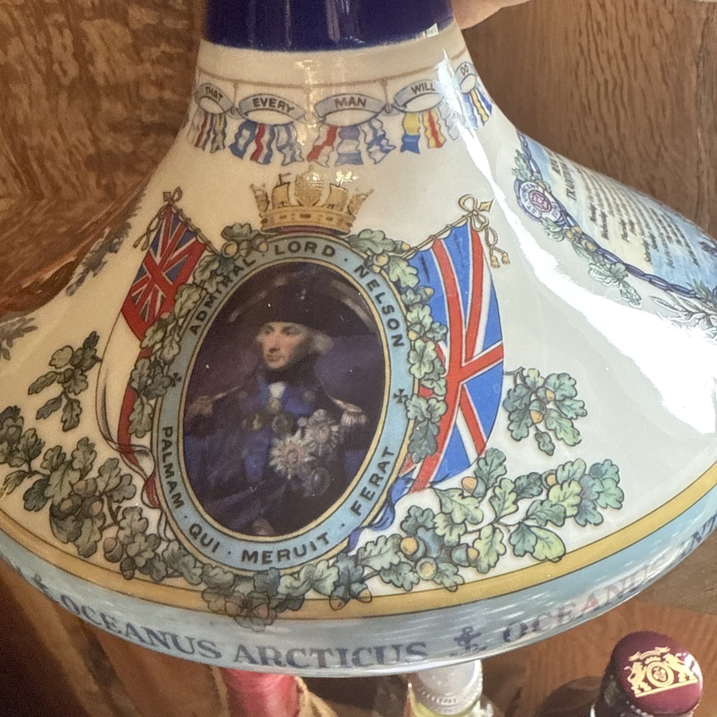 Pussers 54.5 % ABV Navy Rum In 1L Ceramic Decanter