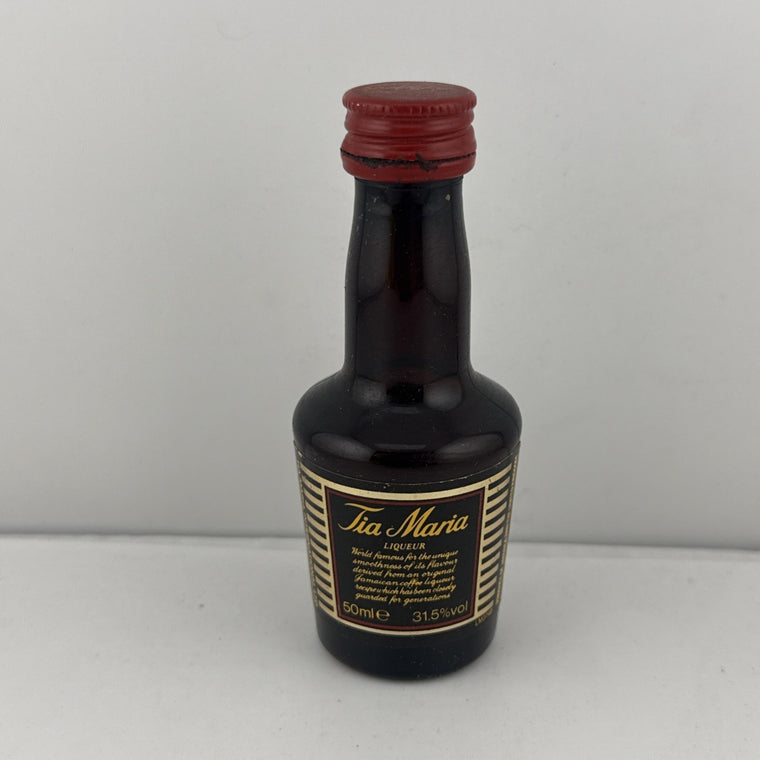 Tia Maria Coffee Liqueur Miniature 50ml 31.5% Mini Bottle C1970s