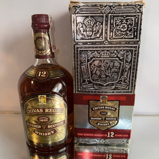 Chivas Regal 1970s Bottled 12 Year Old  Scotch Whisky Vintage
