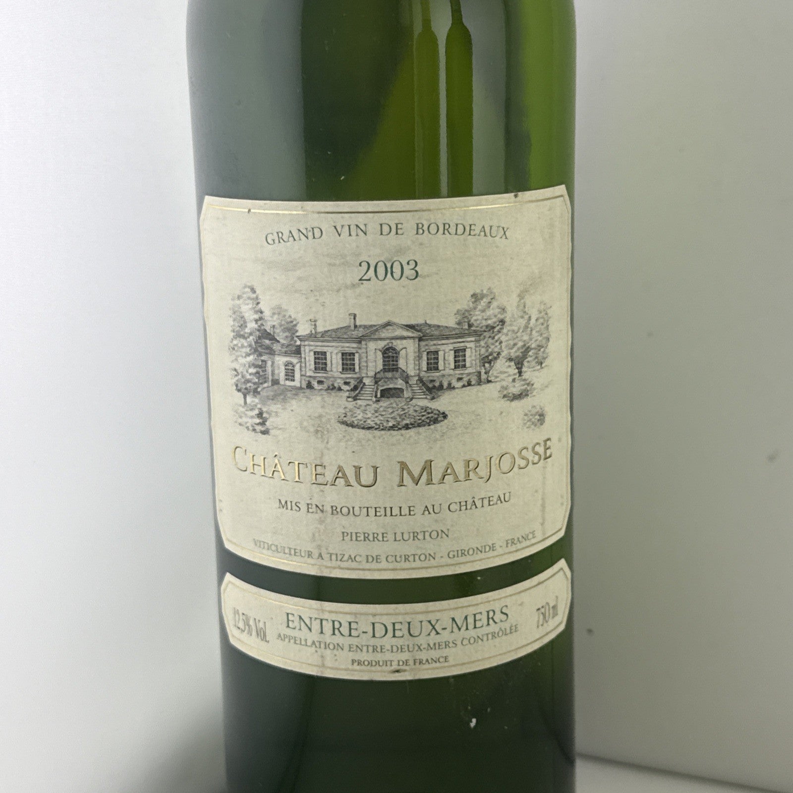 Château Marjosse 2003 Entre-Deux-Mers Bordeaux White Wine 75cl Drinks Well