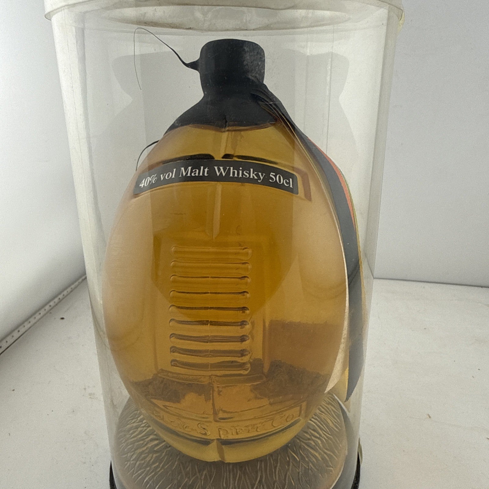 Rugby Ball Decanter Scotch Malt Whisky 50cl 40% Celtic Spirit Boxed
