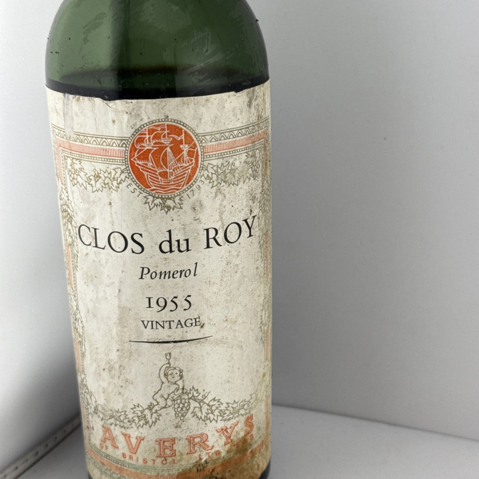 1955 Clos du Roy Pomerol Avery Bristol Vintage Bordeaux Wine