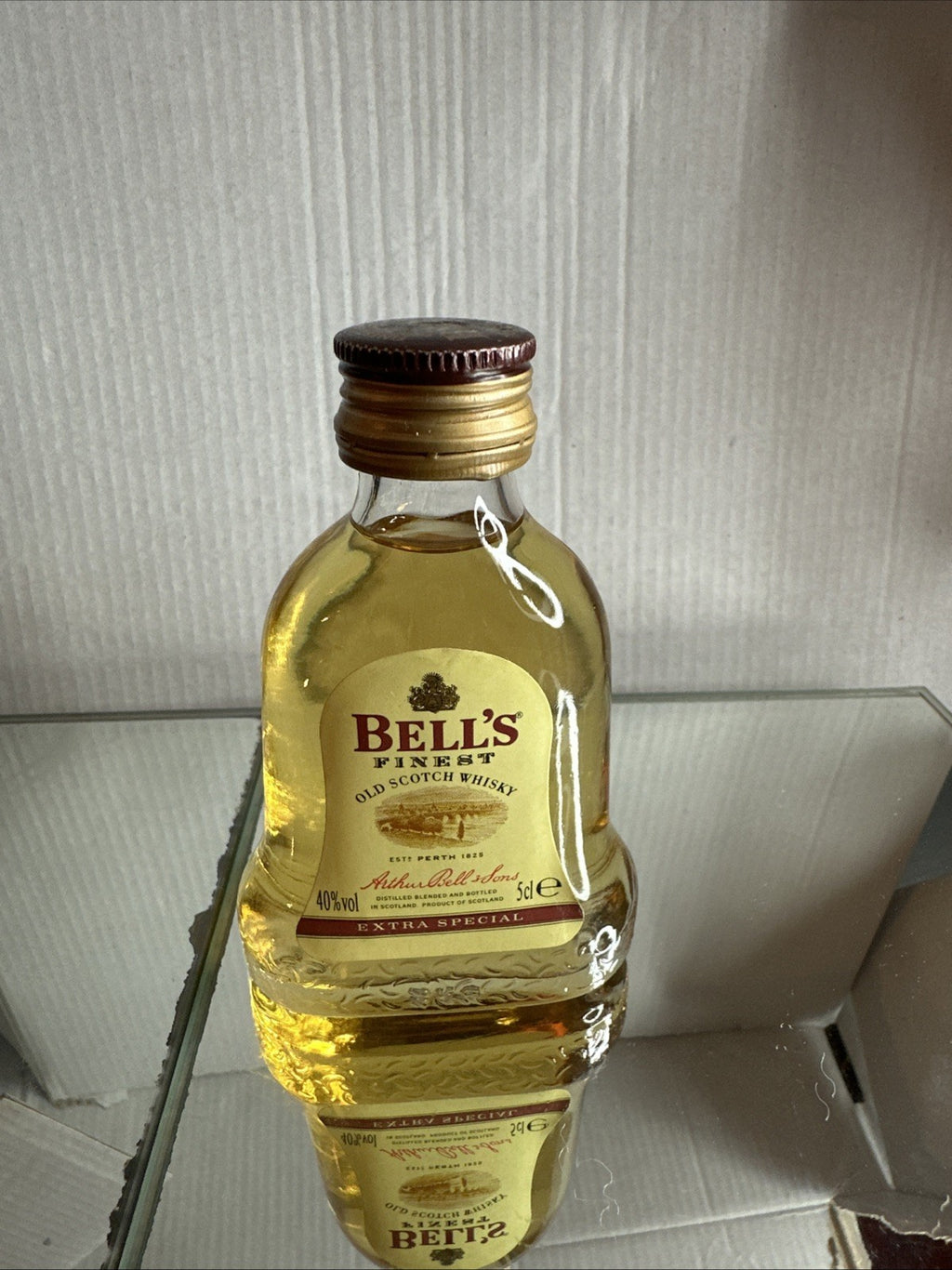 Bell's Finest Extra Special Old Scotch Whisky Miniature Full