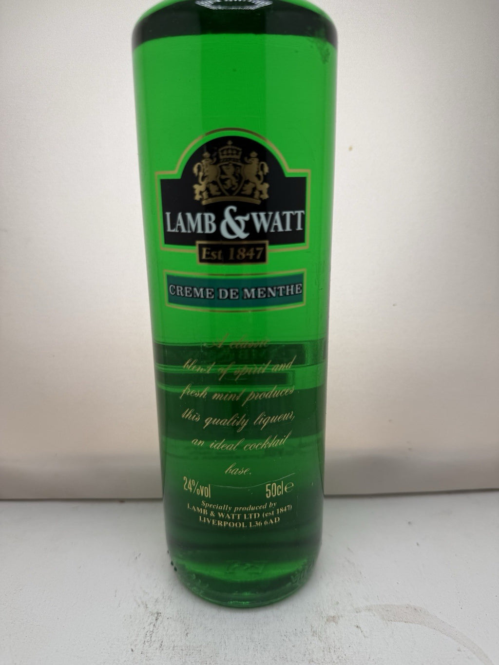 Lamb & Watt Crème de Menthe, 50 cl