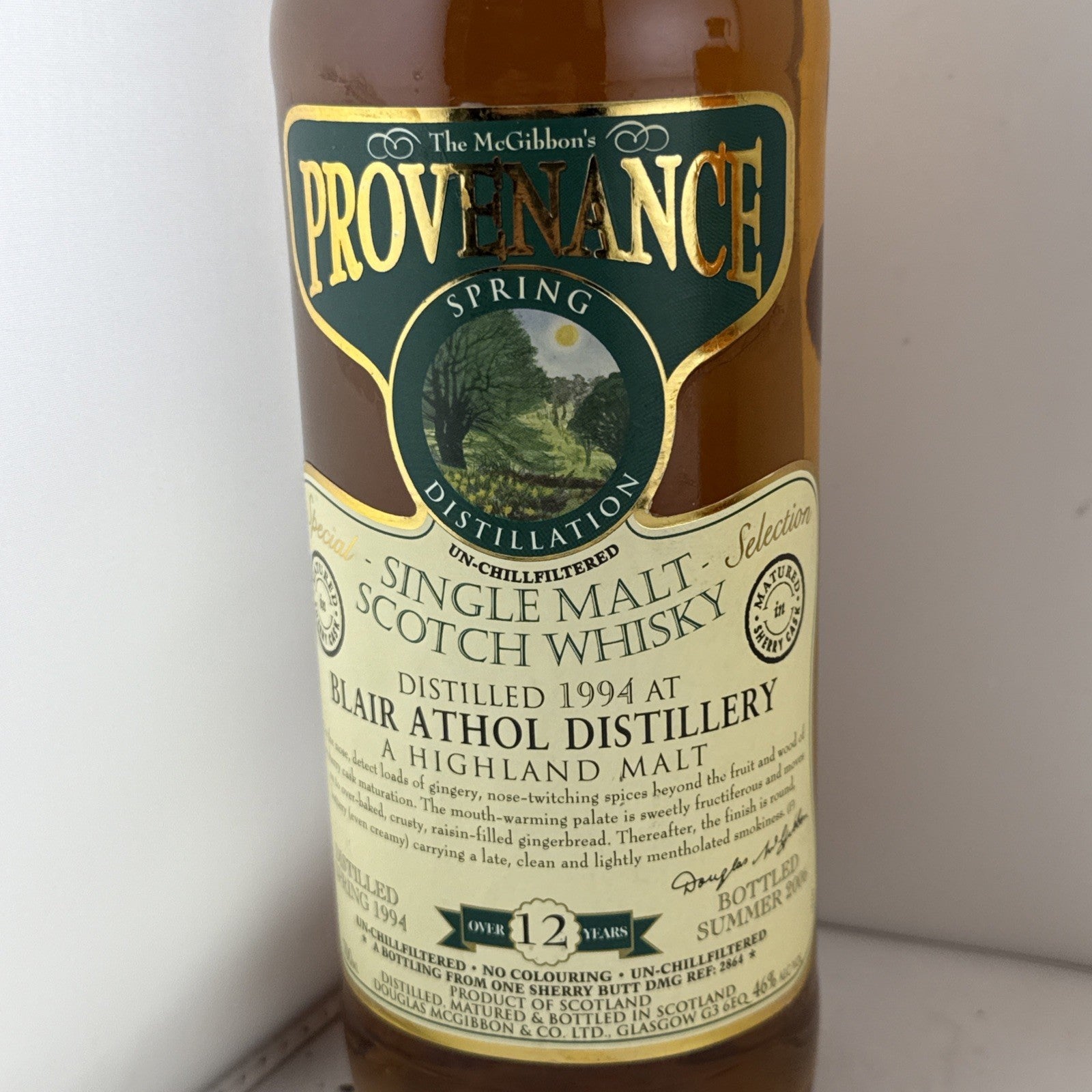 Blair Athol 1994 12 Year Old Provenance Single Malt Whisky 70cl 46%