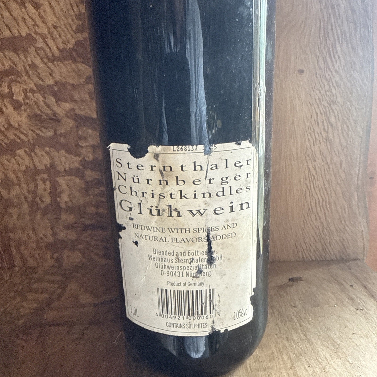 Nurnberger Chriskindles Gluhwein 1L (Nuremberg christmas market wine)