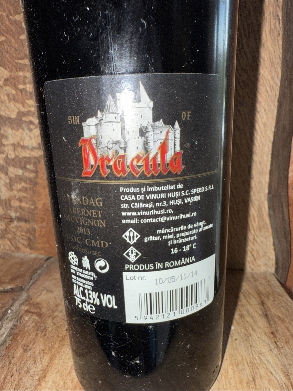 Sin Of Dracula Cabernet Sauvignon 2013