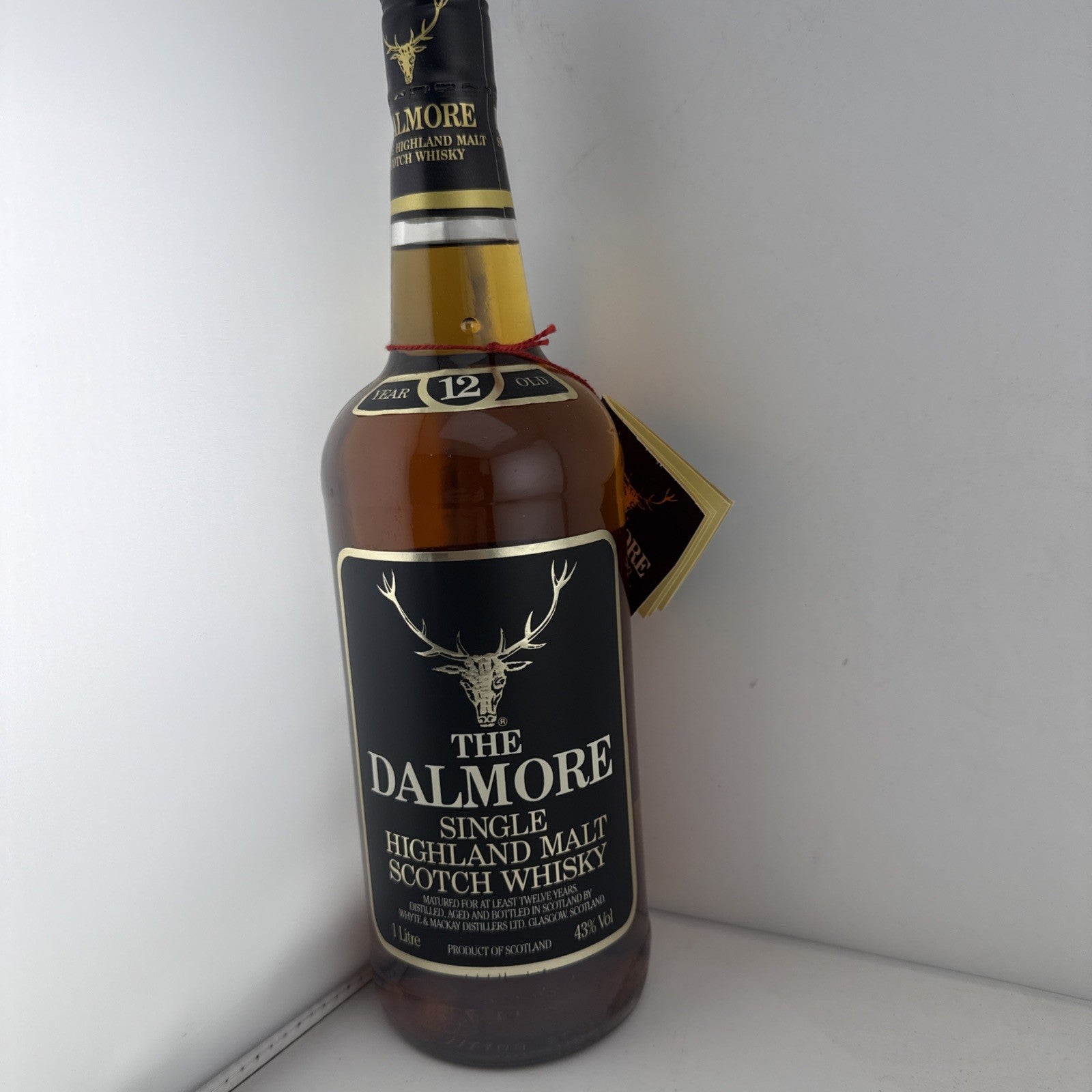 Dalmore 12 Year Old Single Malt Whisky 1L 43% 1980s Duty Free