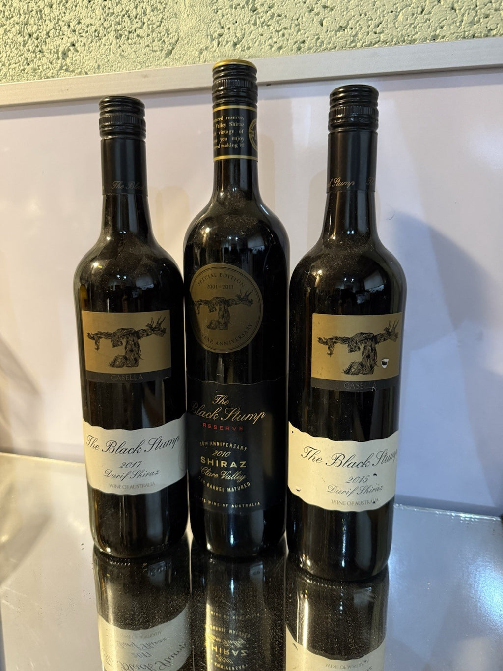 3 Bottles Black Stump 2010/15-17 Australian Gold!!