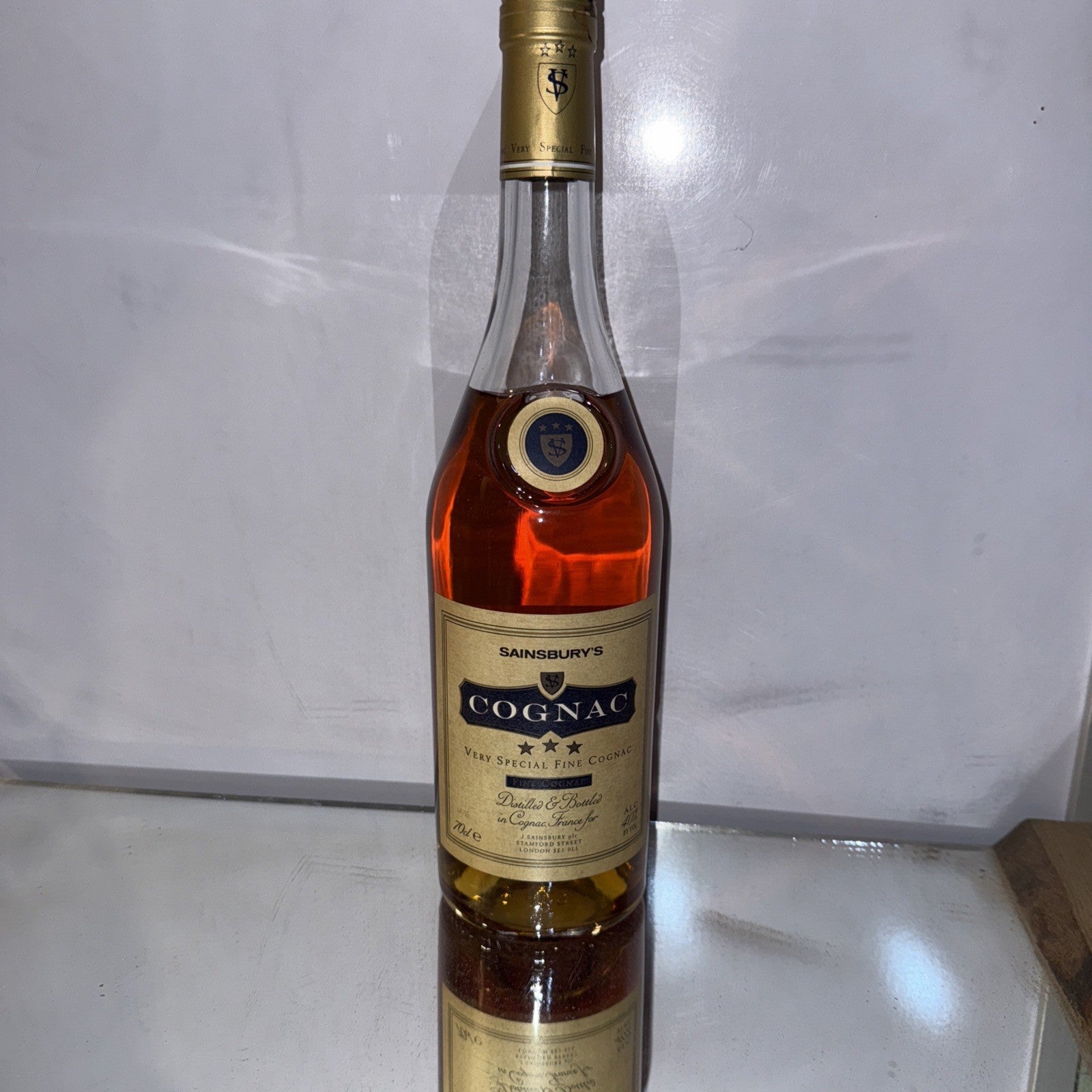 Sainsbury’s own-label Cognac — this time a Very Special Fine Cognac*