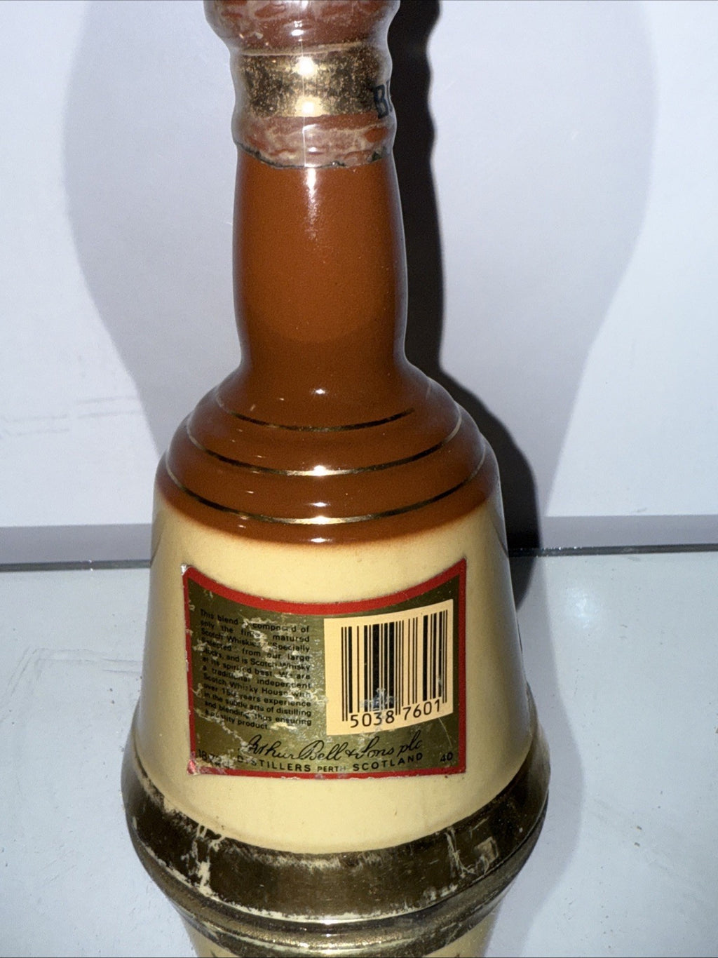 Bells Old Scotch Whisky Mini Decanter  40%abv 18.75 Cl 1980s