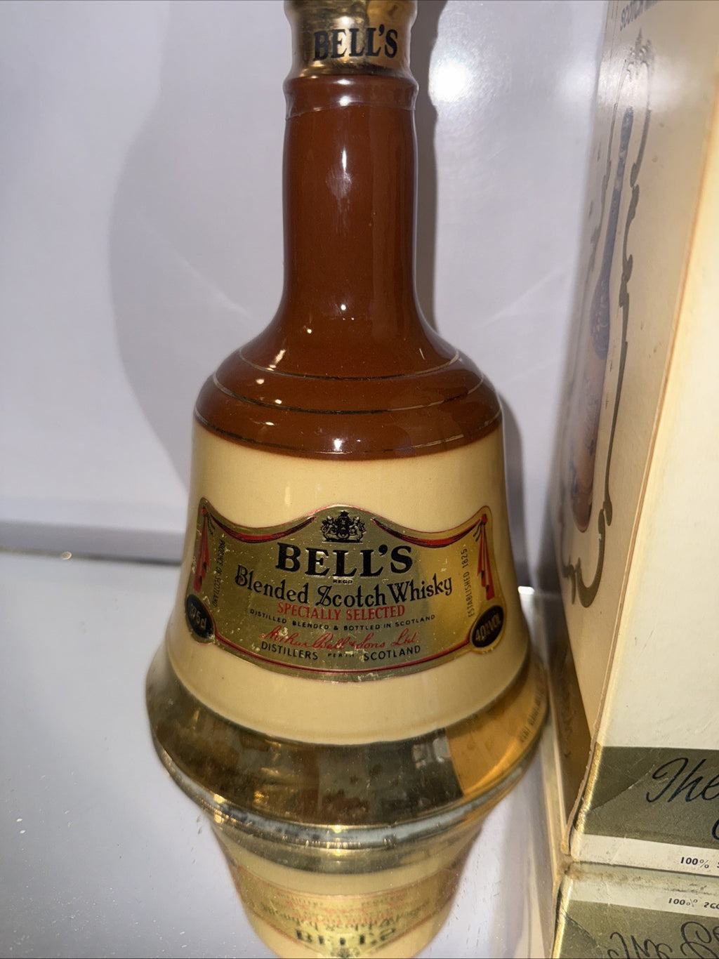 Bells Old Scotch Whisky Mini Decanter  40% Abv 35cl 1980s Vintage