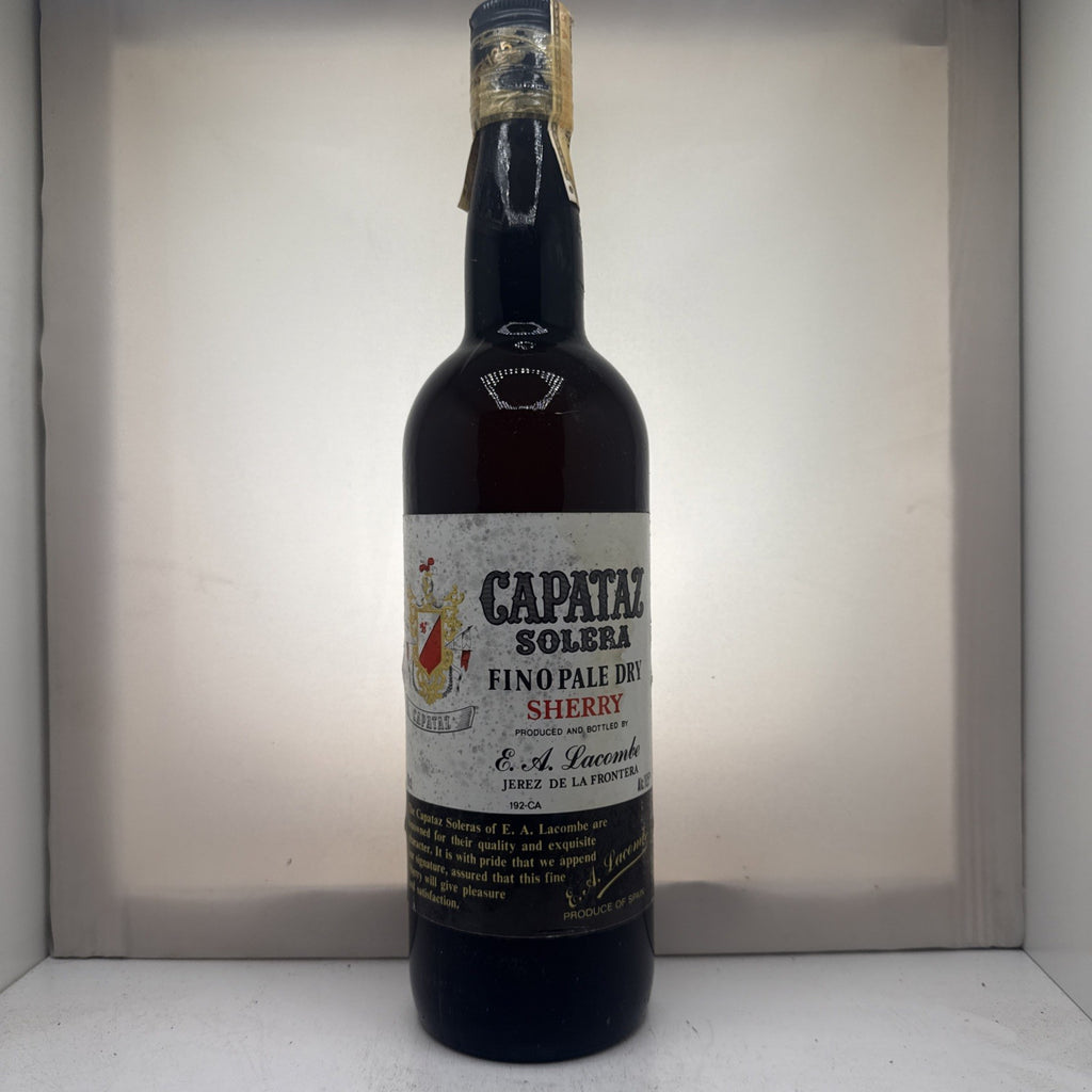 Capataz Solera Fino Pale Dry Sherry — E.A. Lacombe — Jerez — 1970s/80s