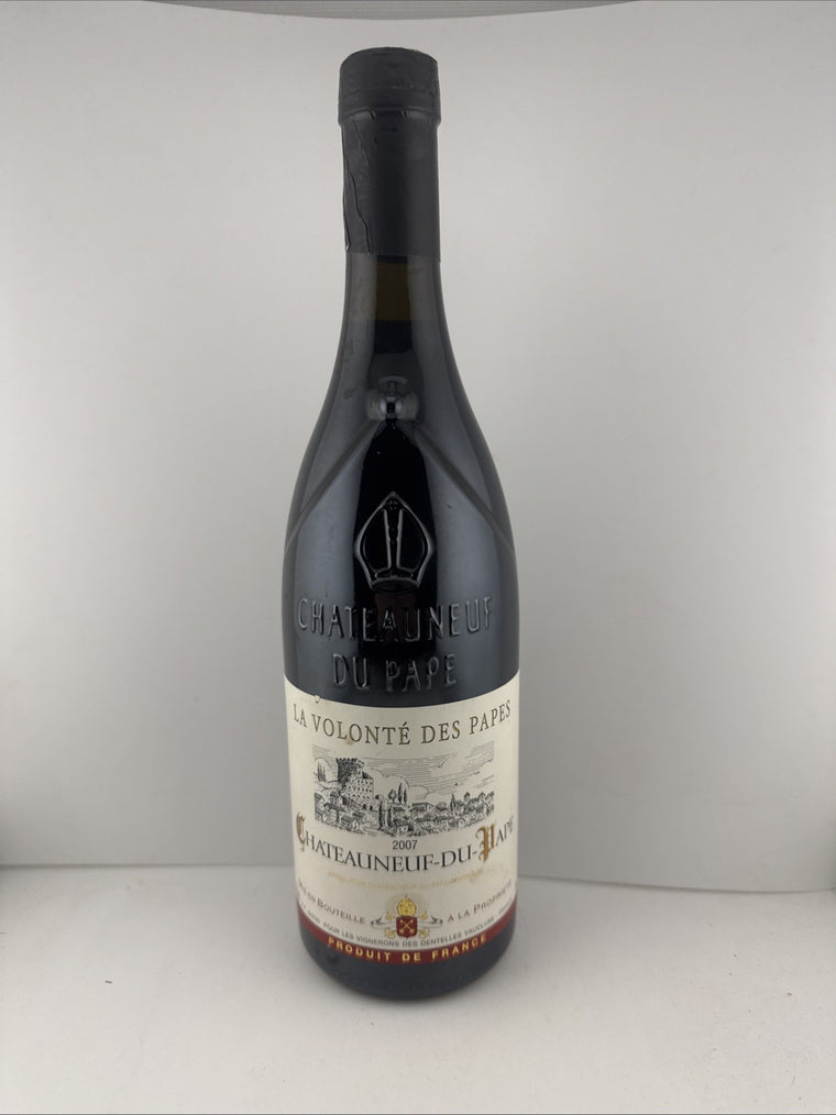 Chateauneuf du Pape 2007 La Volonté des Papes Rhône Red Wine 75cl