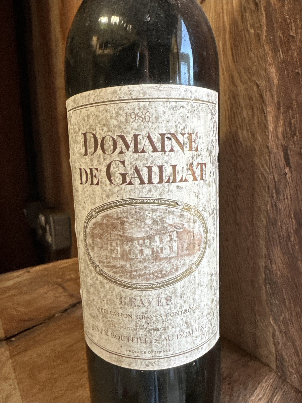 Domaine de Gaillat Graves 1987