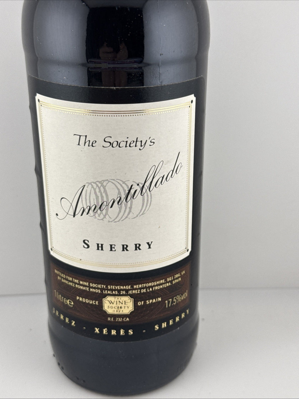 Vintage Wine Society Amontillado Sherry Jerez Spain Early 1980s