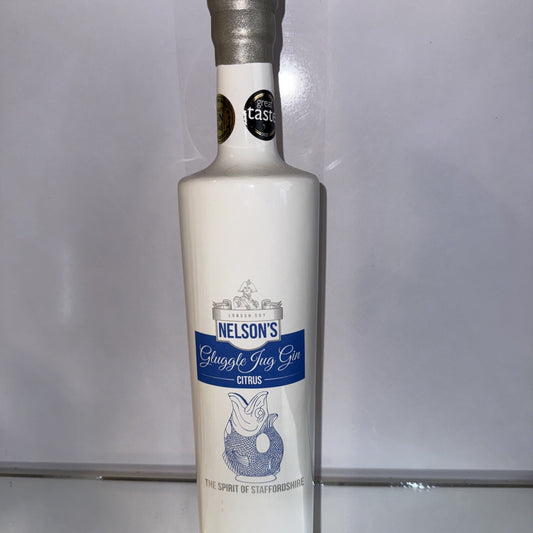 Nelson's Gluggle Jug Gin 42.5% Rum 70cl  Last stocks Distillery now closed!!