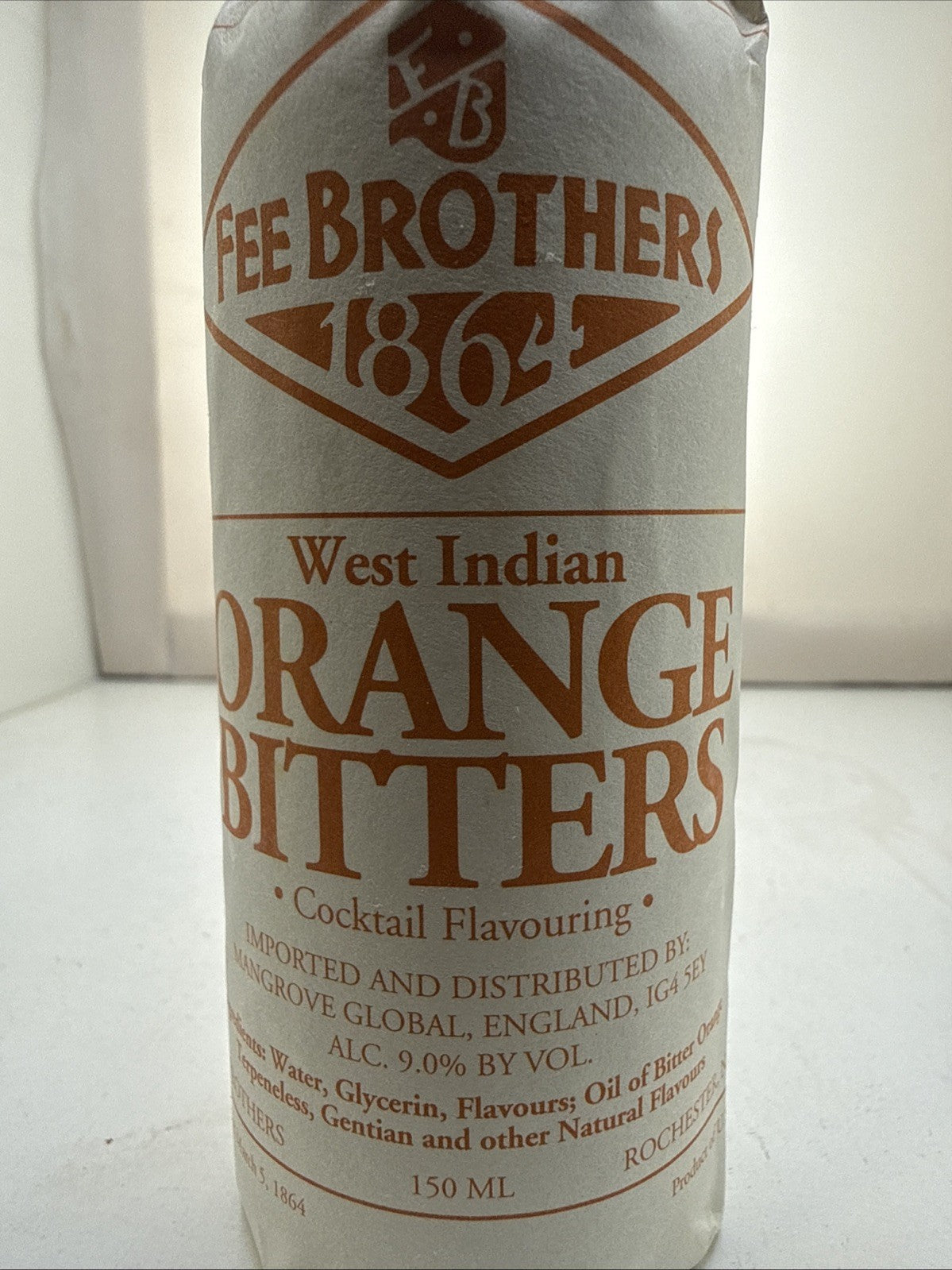 Fee Brothers 1864 Orange Bitters 1 x 150ml bottle CHeapest on internet!