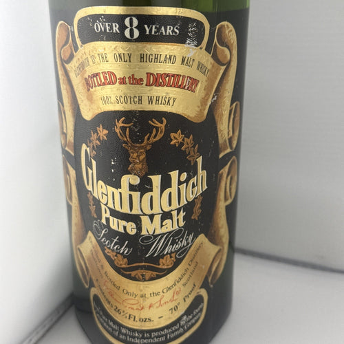 Glenfiddich Pure Malt Over 8 Years 26⅔ fl oz 70 Proof c.1968–71