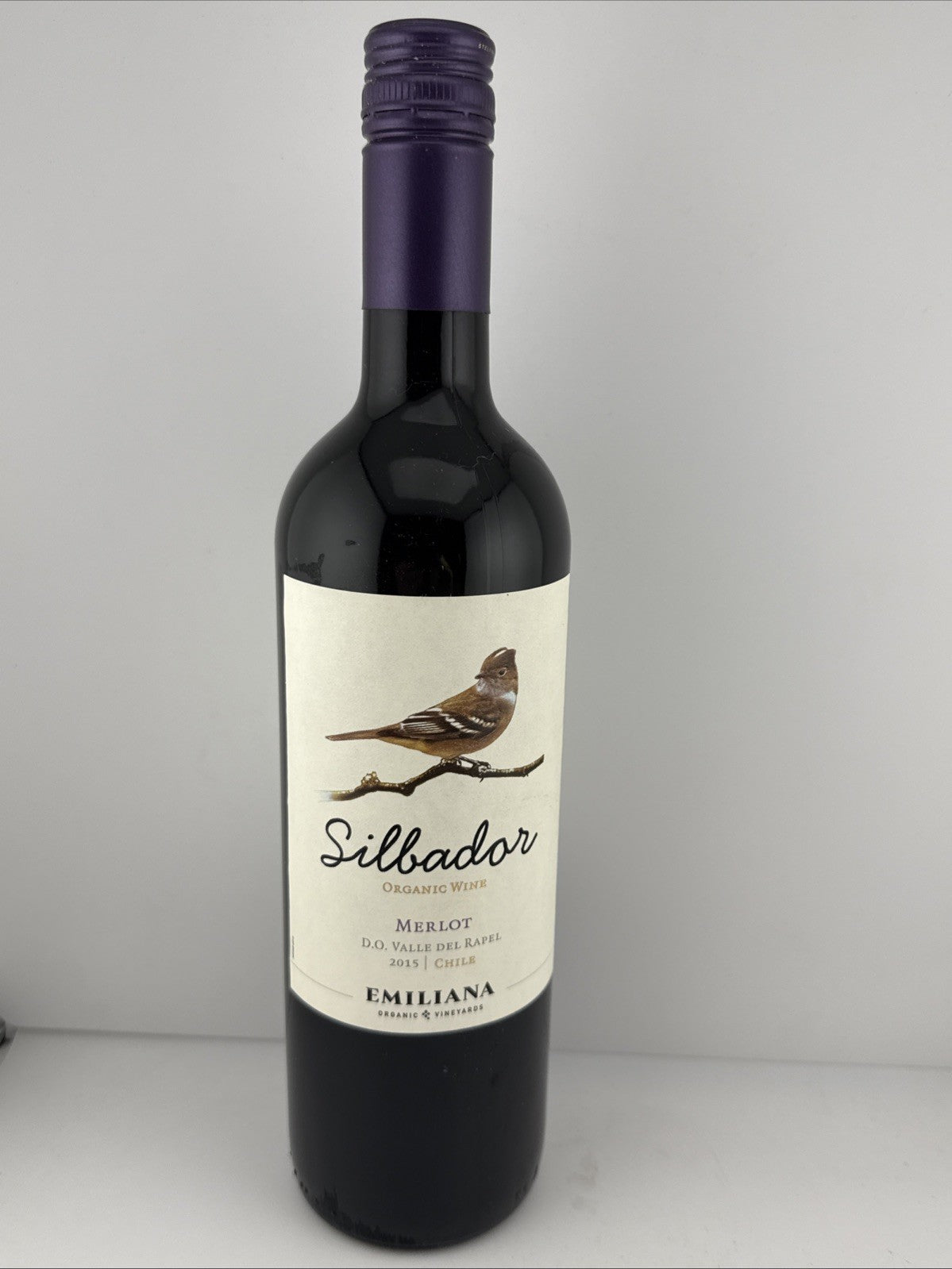 Silbador Organic Merlot 2015 Chile Emiliana Valle del Rapel 75cl