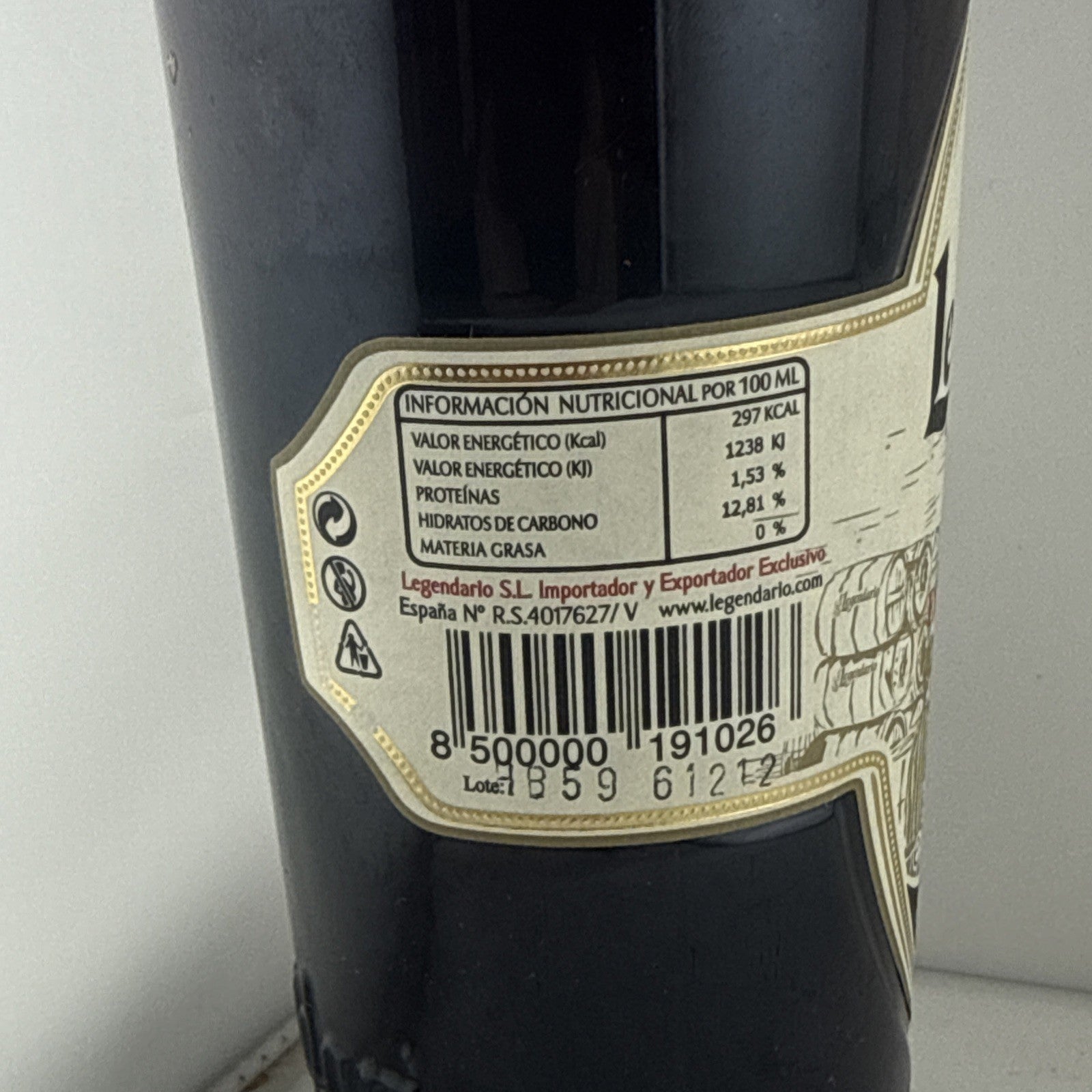 Legendario Elixir de Cuba Rum Liqueur 70cl 34% ABV