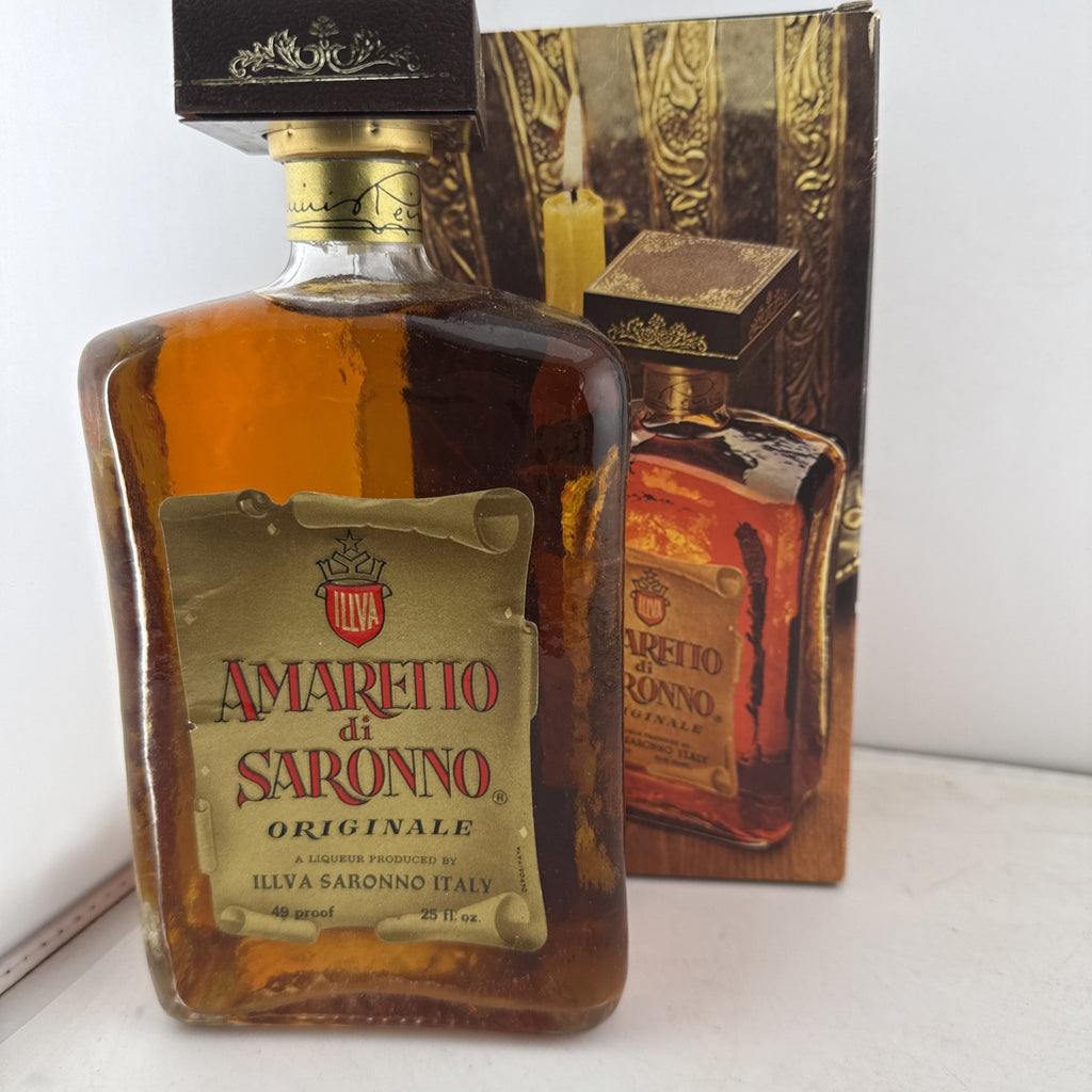 Amaretto di Saronno Originale 1970s 75cl 28% Vintage Liqueur Boxed