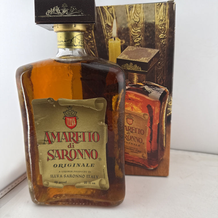 Amaretto di Saronno Originale 1970s 75cl 28% Vintage Liqueur Boxed