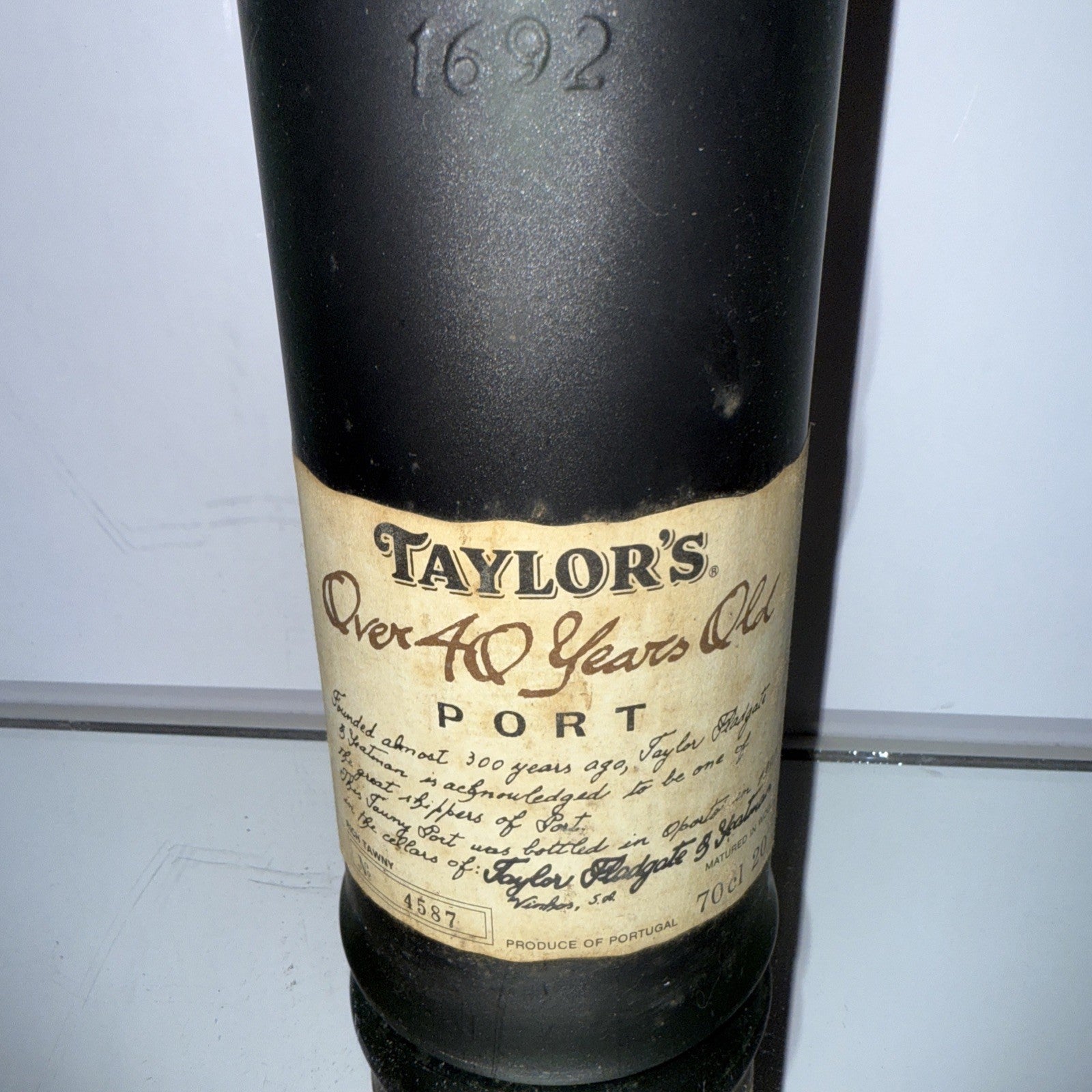 Taylor's Over 40 Year Old Vintage Port Bottled In 1990