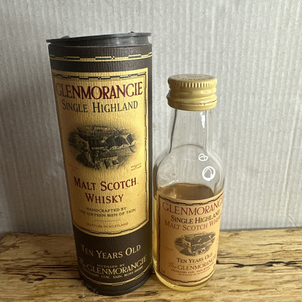 Glenmorangie 10 Year Old Single Highland Malt Scotch Whisky Miniature 1980s Low
