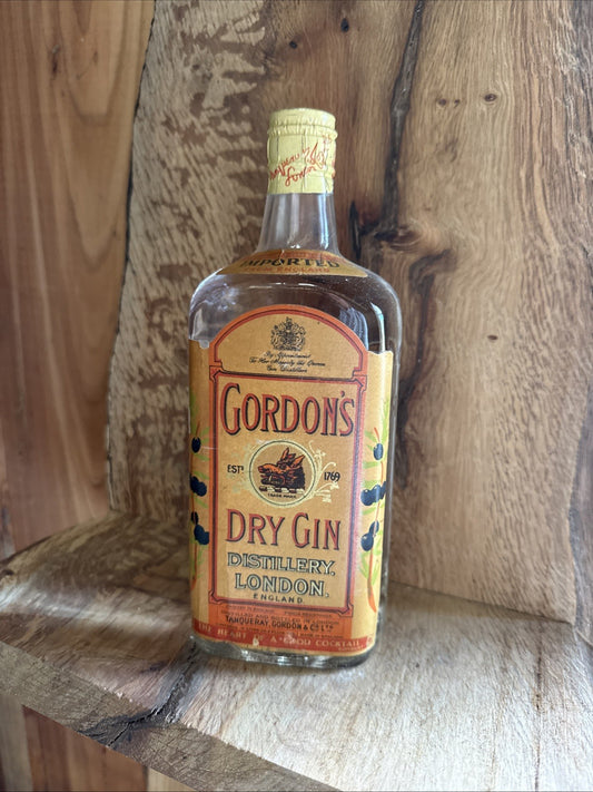1960s Gordon's Special Dry London Gin Spring cap