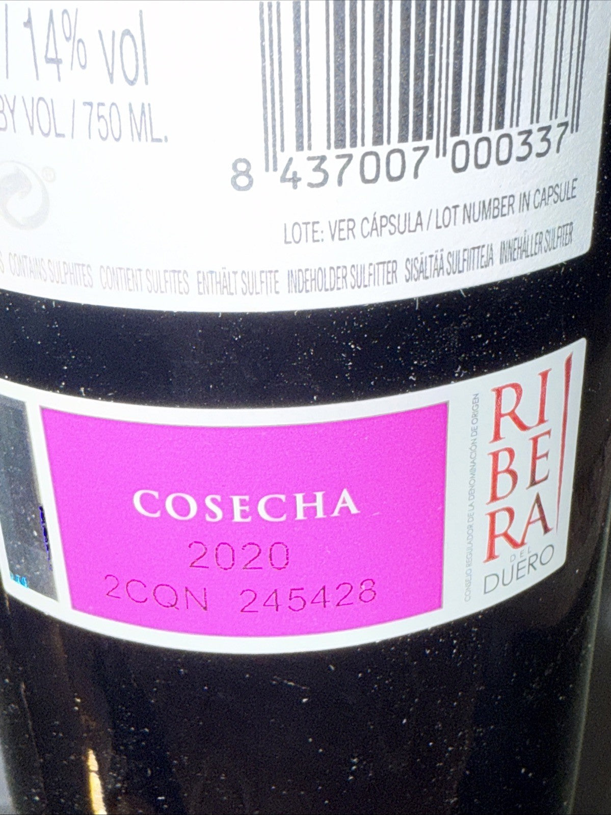 (750 ml) bottle of Domaine de l’Aigle Pinot Noir 2021