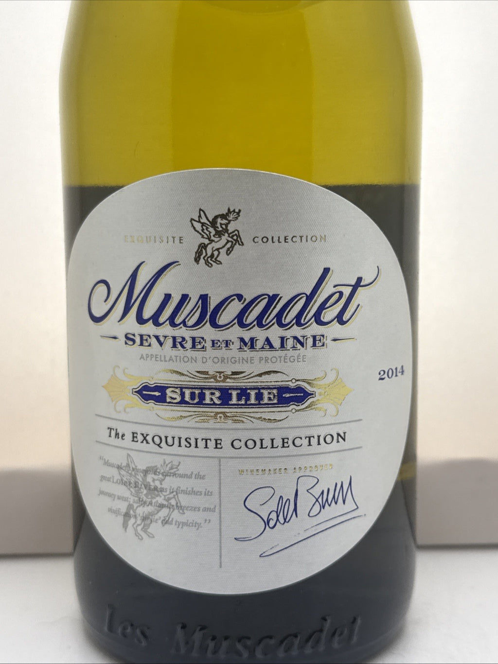 Muscadet Sevre-et-Maine Sur Lie 2014 12yo Loire White Wine France