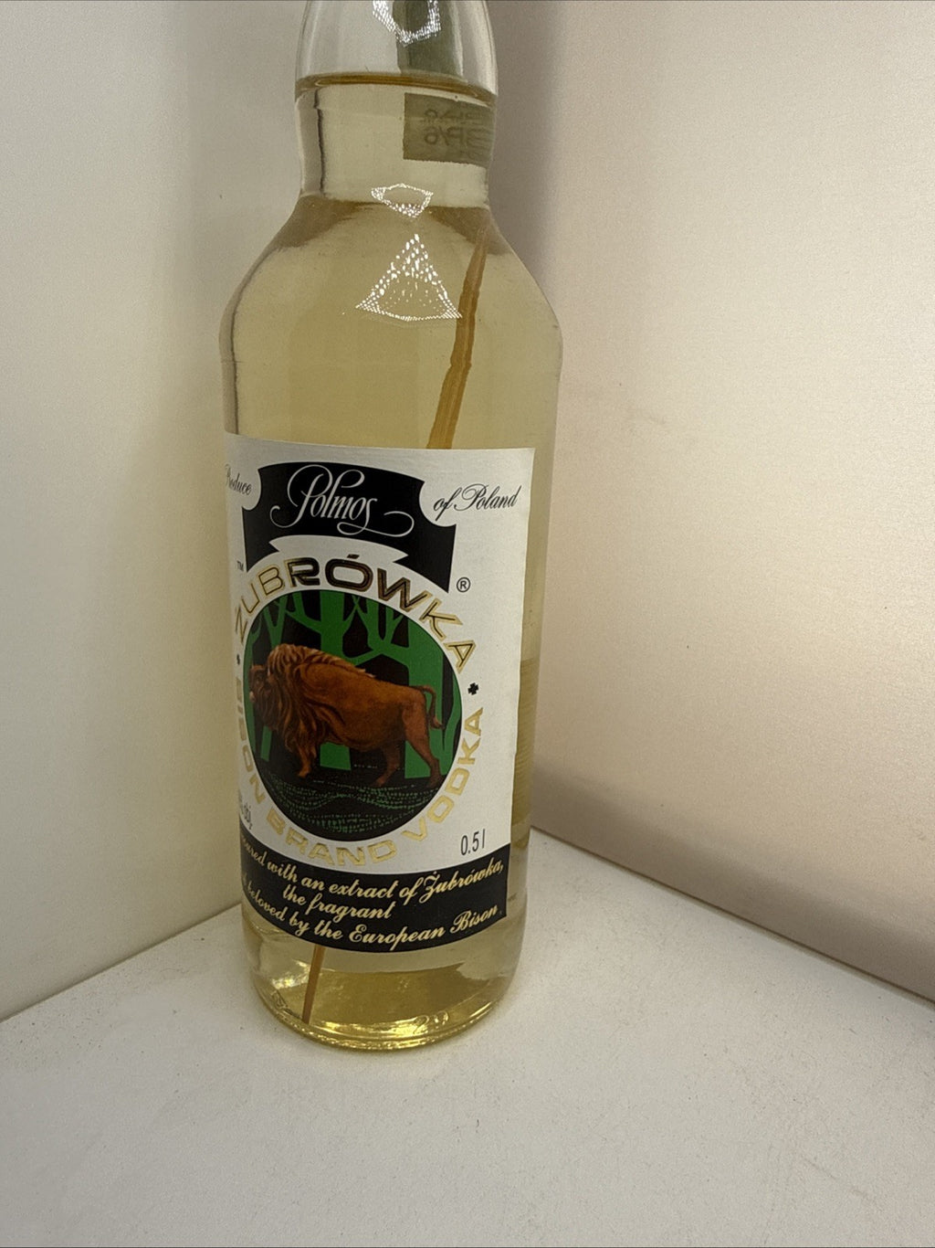Żubrówka Bison Grass Vodka — Polmos (50cl · 40% ABV)