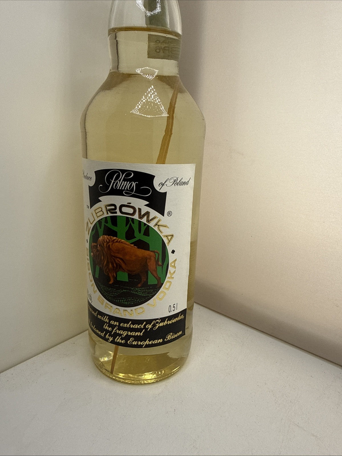 Żubrówka Bison Grass Vodka — Polmos (50cl · 40% ABV)