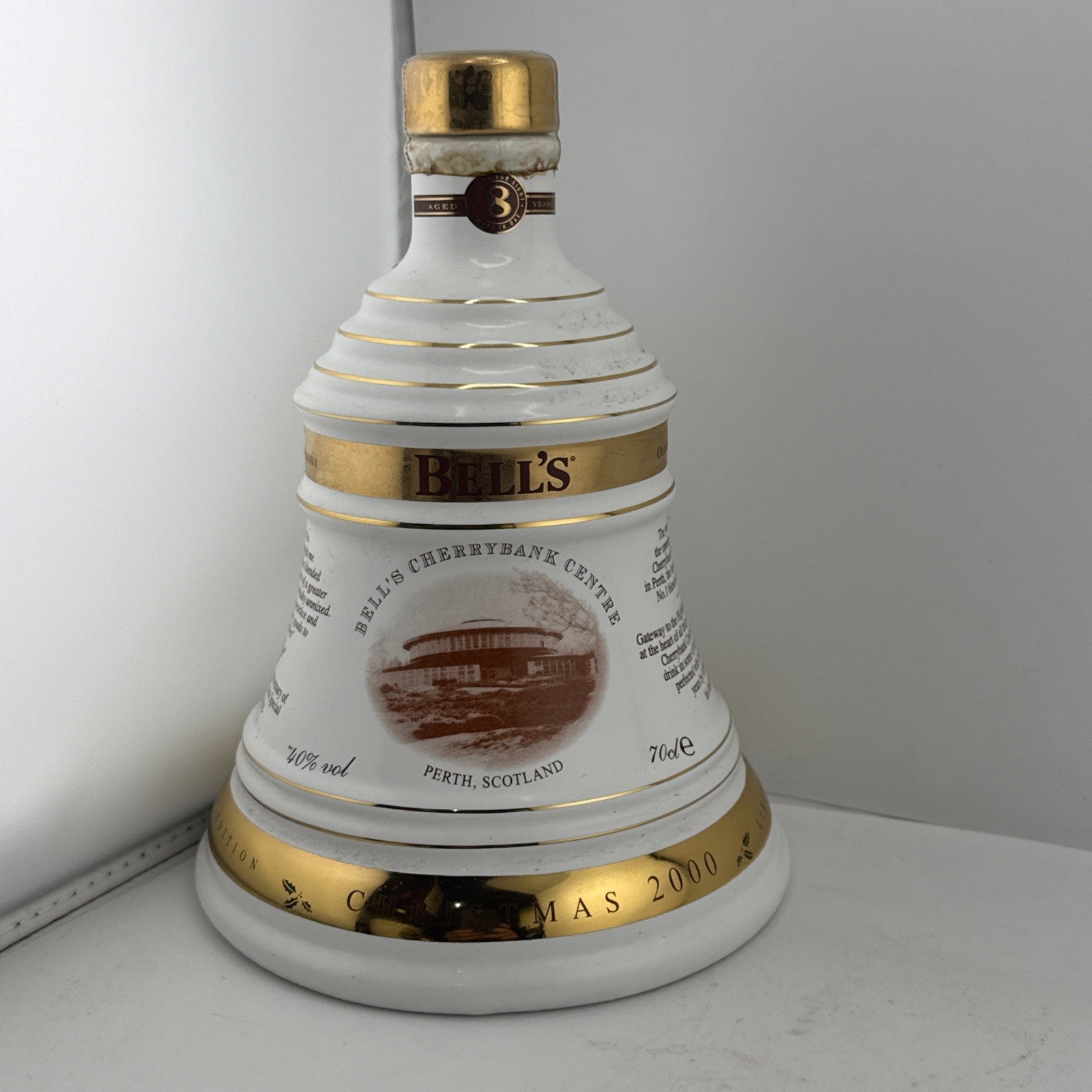 Bells Christmas 2000 Millennium Whisky Decanter 70cl Boxed