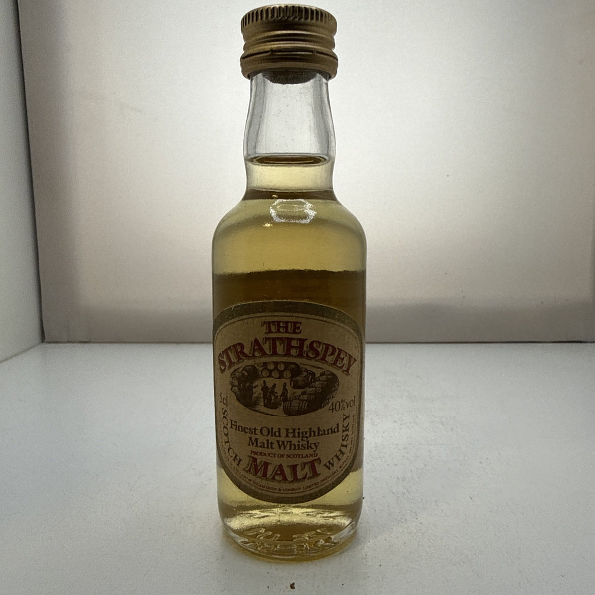 The Strathspey — 5cl Highland Malt Miniature — 40% Vol