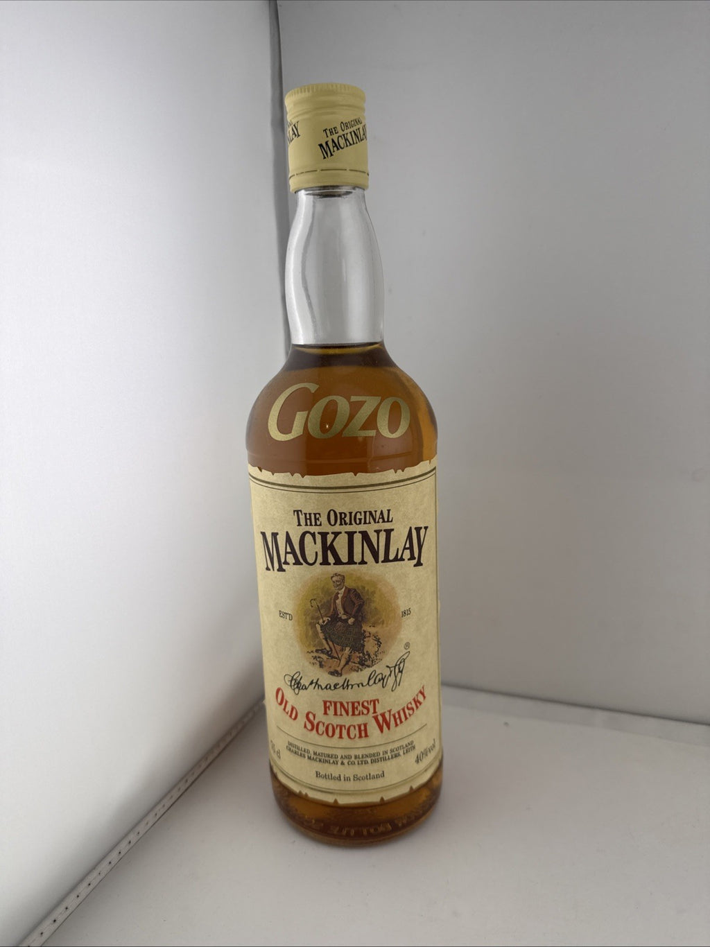 Mackinlay Old Finest Scotch Whisky Gozo Export 70cl Vintage Blend