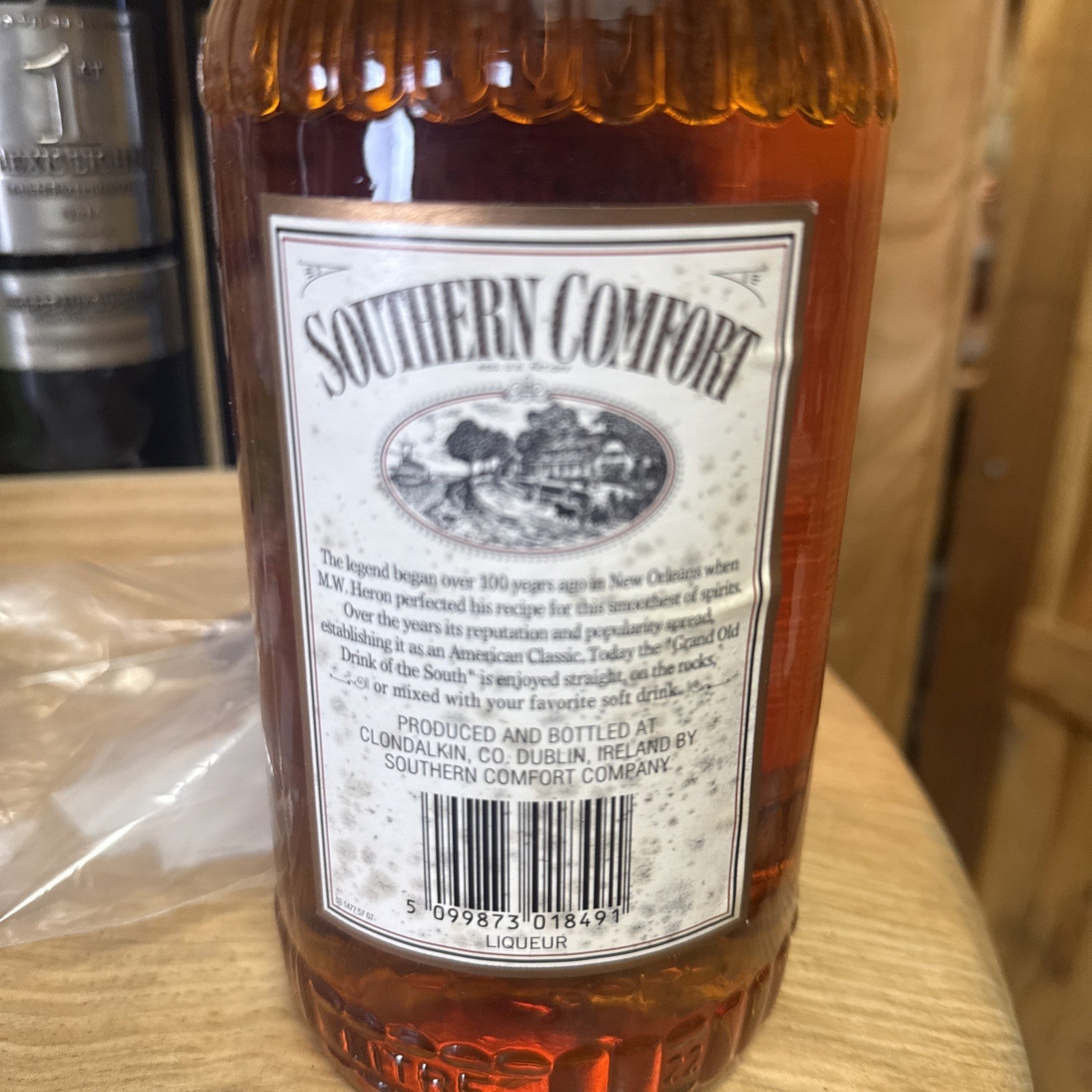 Vintage Southern Comfort 1L 40% Vol Old Irish Bottling Clondalkin Dublin