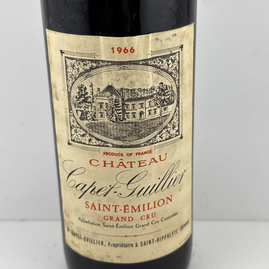 1966 Château Capet-Guillier Saint-Emilion Grand Cru 37.5cl