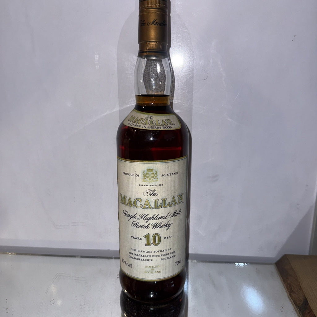 The Macallan 10 year  Single Highland Malt Whiskey L594 So 1994 Bottled
