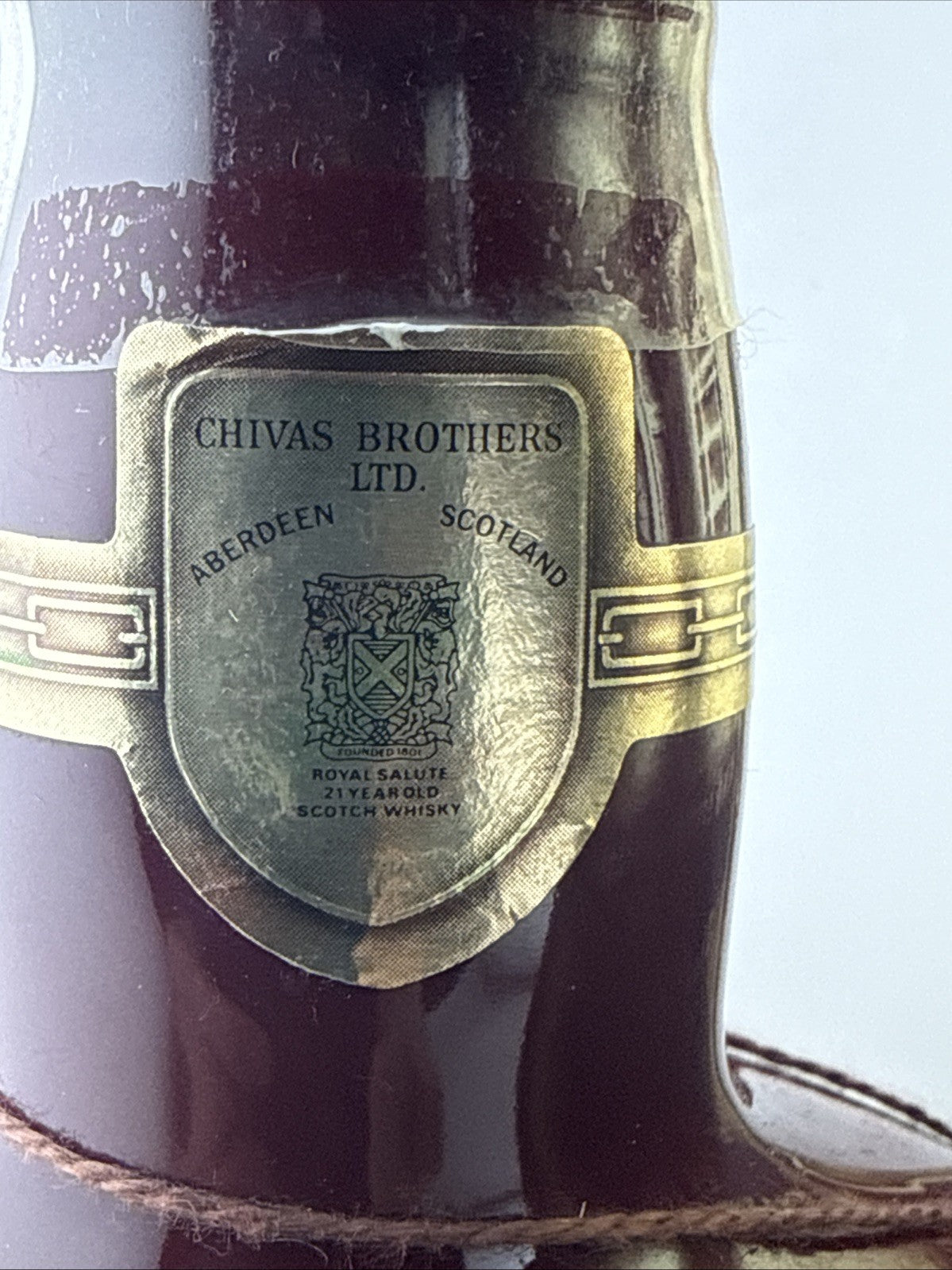 Royal Salute 21 Year Old 1980s Ruby Wade Decanter 75cl 40% Boxed