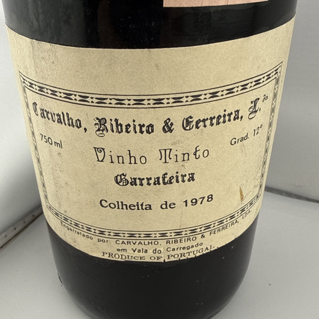 1978 Carvalho Ribeiro & Ferreira Garrafeira Red Wine