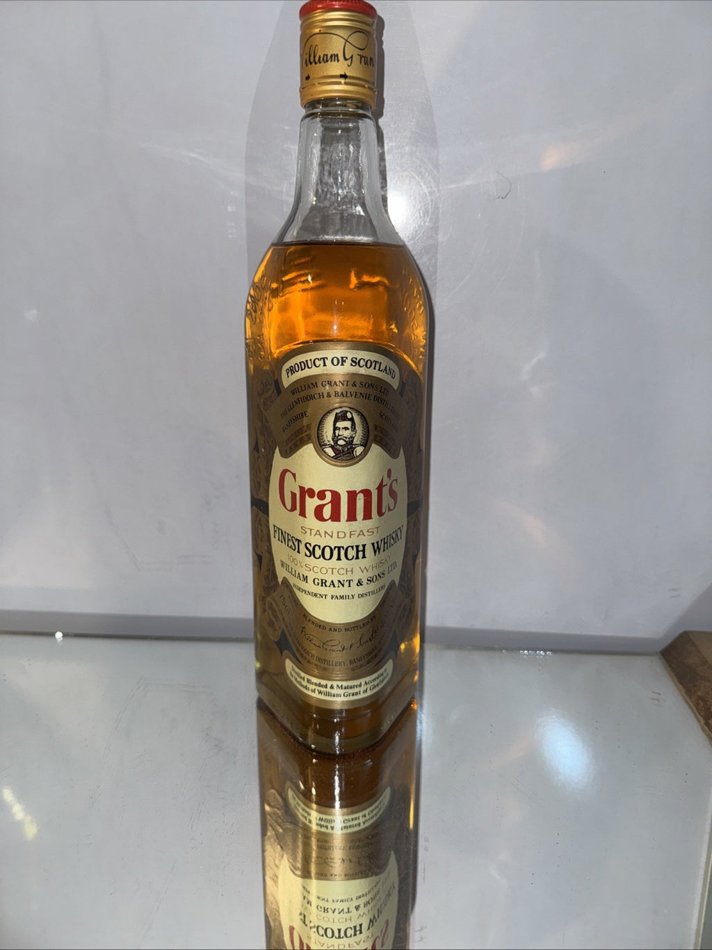 Grant's 75 Cl Finest Scotch Whisky Bottles Late 1970s Early 80s