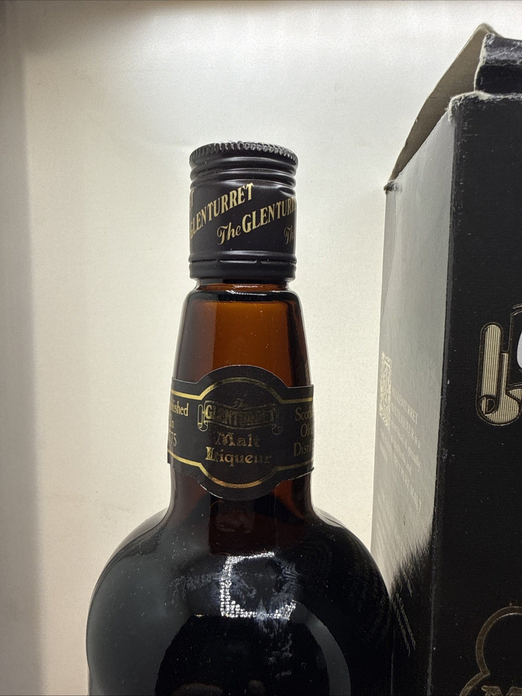 Glenturret Malt Liqueur 1980s 75cl 35% Boxed Rare Scotch Liqueur