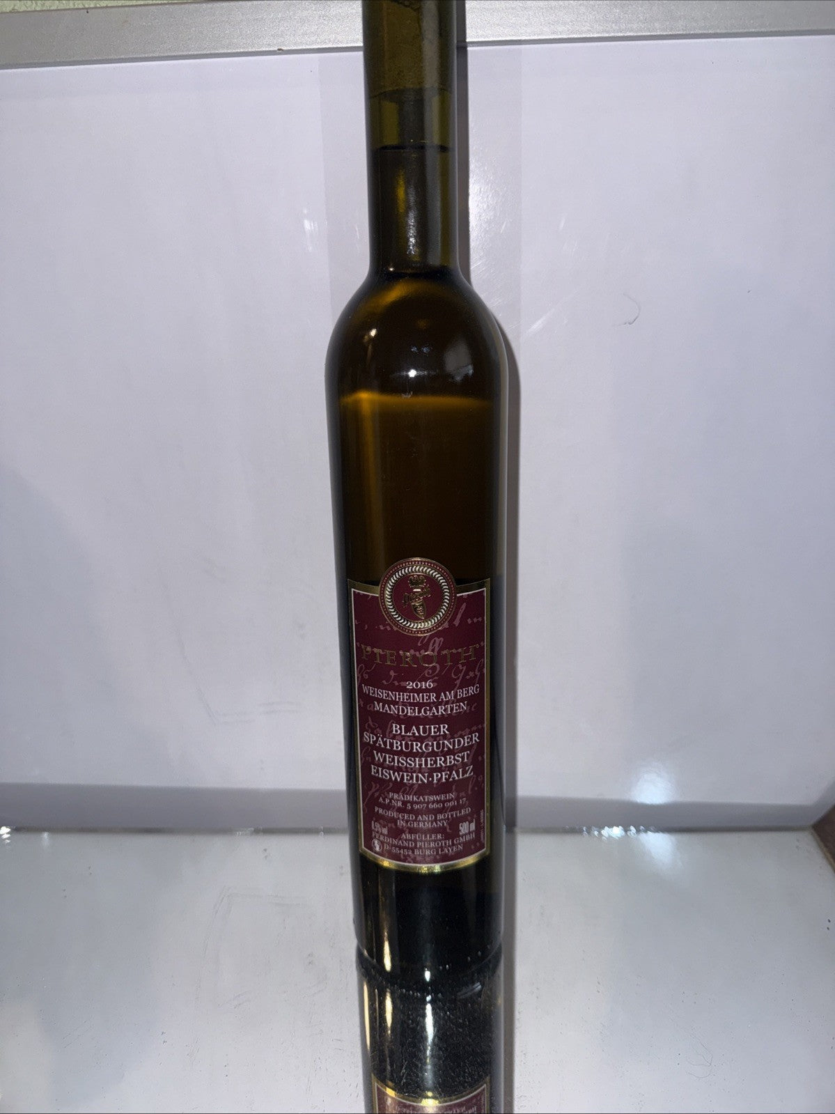 Pieroth Weisenheimer Am Berg Mandlgarten Spätburgunder Ice wine  2016