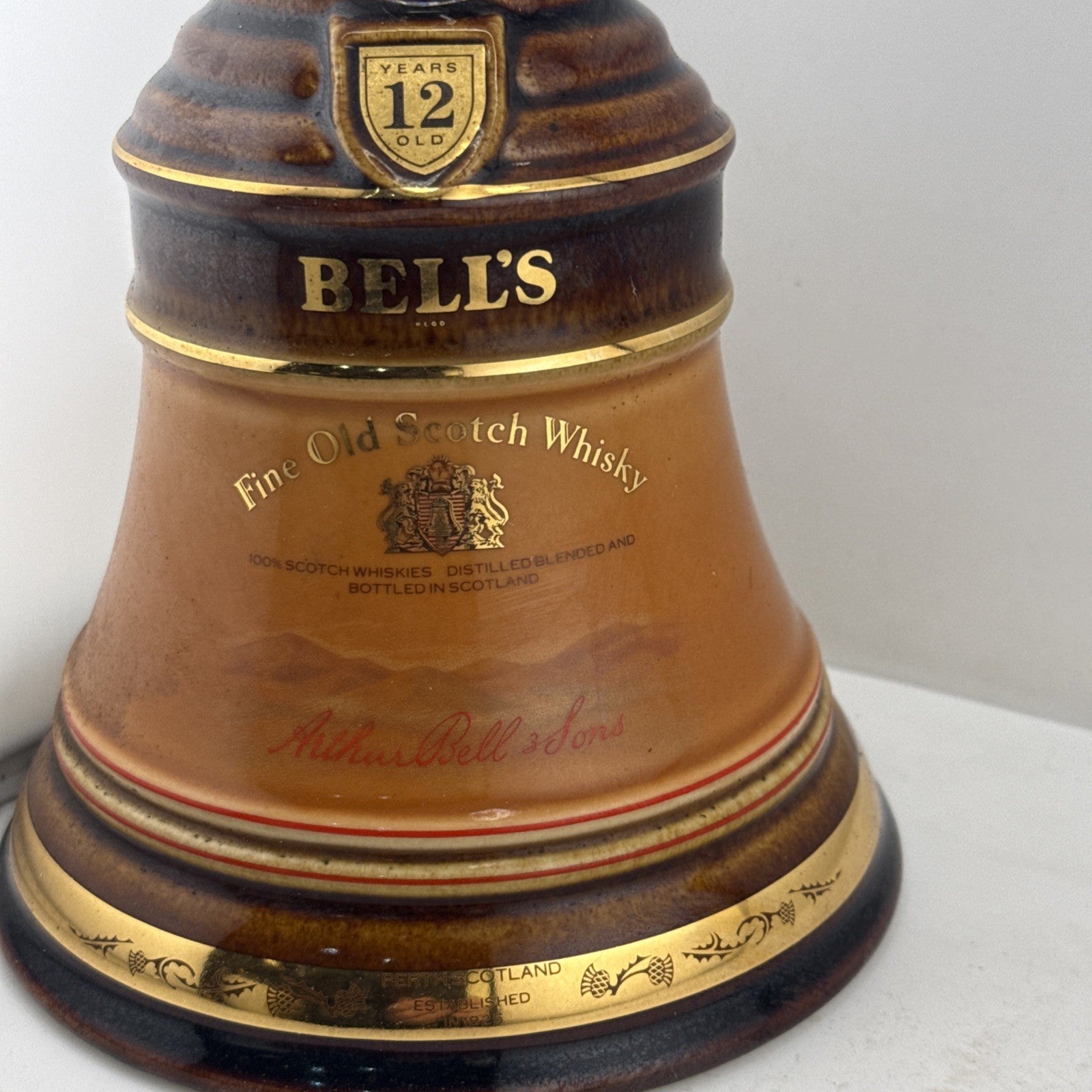 Bells Old Scotch 12 Years Old  Whisky  Full Boxed Decanter 43%abv