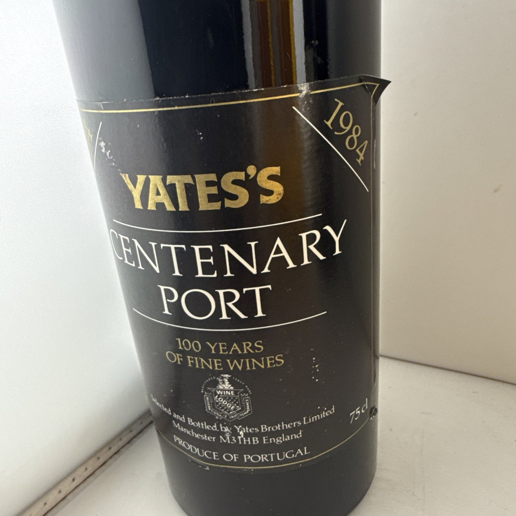 Yates’s Centenary Port 1984, 75cl. Special commemorative 100yr Bottling