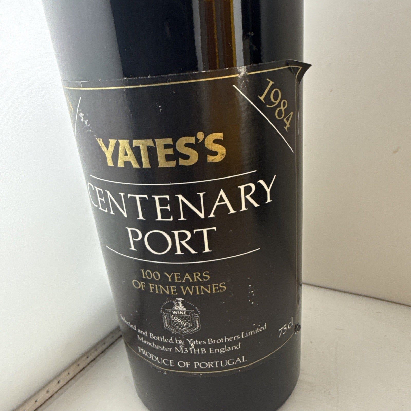 Yates’s Centenary Port 1984, 75cl. Special commemorative 100yr Bottling