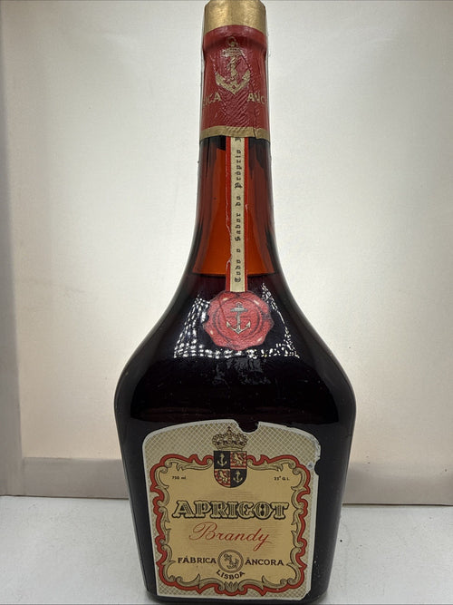 Ancora Apricot Brandy. Lisboa Portugal. 750ml 25% ABV. Vintage bottling